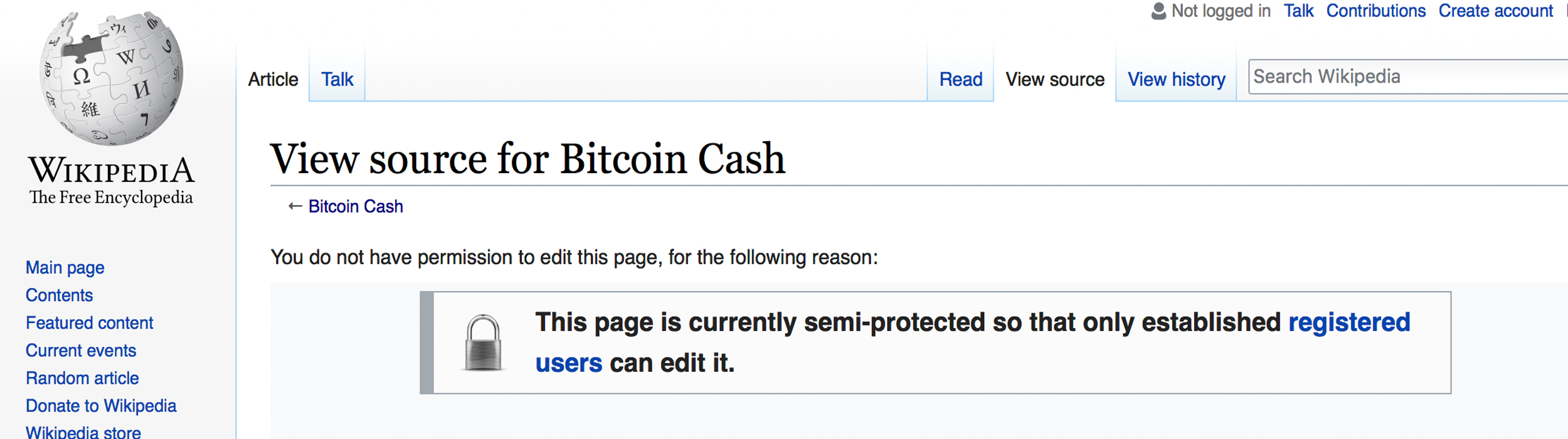 Bitcoin Cash Wiki Article Suffers From Edit Warring and Vandalism